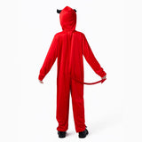3-12Y Kid Girl Red Evil One-piece Devil Suits