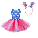 Independence Day Kid Baby Girls  Holiday Party Dress