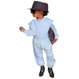 Kid Baby Girl Autumn Leisure Sports  Long-sleeved Solid 2 Pcs Set