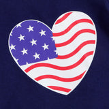 Kid Baby Girl American Independence Day Star Printing Short Sleeve Flared 2 Pcs Set