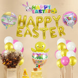 Easter Balloon Bunny Shell Chick Aluminum Festival Party Decoration