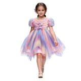 2-8T Kid Baby Girl Cotton Unicorn Mermaid Princess Dresses