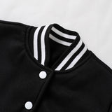 Kids INS Girls Baseball Jacket - Casual Sports School Uniform