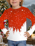 New Girls Cute Casual Fashion High Quality Christmas Women's Long Sleeves