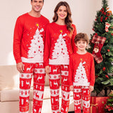 Family Matching Parent-child Warm  Fashion Casual Printing Pajamas