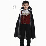 3-8T Kid Boy Halloween Blaster  Masquerade Vampire Cosplay Costume