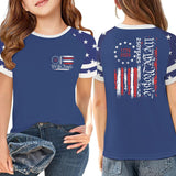 Kid Boy Girl USA Independence Day 250th Anniversary Loose Casual T-shirt Top