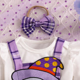 Halloween Children's Clothing New Baby Girl Long-sleeved Romper Embroidered