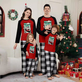 Family Matching Parent-child Christmas Snow Mountain Loungewear Pajamas