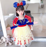 Kid Baby Girl Frozen Snow White Dresses