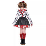 4-10T Kid Boy Girl Clow Circus Party Cosplay Costume
