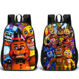 Toy Bear Double Sided Backpack Schoolbag for Elementary School Students