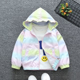 Children's Clothing Girls' Coat Children's Baby Girl Foreign Style Little Girl Short Hooded Trench Coat