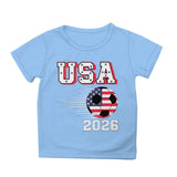Kid Boy Girl USA Independence Day 250th Anniversary Fashion Summer T-Shirt