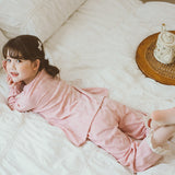 Kid Girl Autumn Thin Long-sleeved Loungewear Pajamas