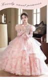 Children's Dress, Pink Host Piano Performance, Girls Are Beautiful