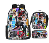Kid Titan Monitor Backpack Satchel Bags 3 Pcs Sets