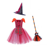 Halloween Children Witches Are Also Crazy Fluffy Yarn Skirt Cross-border New Masquerade Party