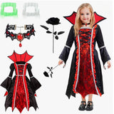 Halloween Children's Costumes Girls Skirts Horror Vampire Costumes Stage Costumes