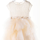 Kid Girl Catwalk Summer Host Princess Long Piano Performance Dress