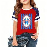 Kid Boy Girl USA Independence Day 250th Anniversary Casual  Loose T-Shirt Top