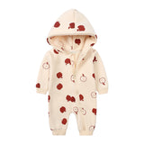 Baby Spring Autumn Onesie Fleece Boys Girls Long-sleeved Rompers