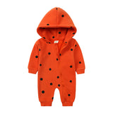 Baby Spring Autumn Onesie Fleece Boys Girls Long-sleeved Rompers