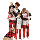 Family Matching Parent-child Christmas Loungewear Plaid Pajamas