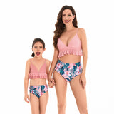 Parent-child Swimsuit Family Wear New Bikini Beach Pants Elastic Waist Swimsuit