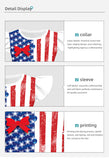 Kid Baby Girl Independence Day Digital Printing Dresses