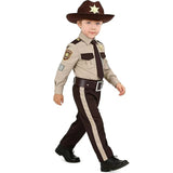 3-8T Kids Boy Police Uniform Suit Halloween Cosplay Costume