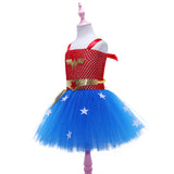 1-6T Kid Baby Girl European American Halloween Role Playing Mesh Dress