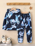 Children's Baby Cool and Handsome Two-piece Trendy Sweater Set Autumn Clothes