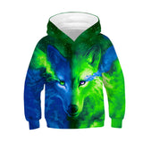 Children's Long-sleeved Hooded Pullover Sweater Trendy Children's Pullover Top