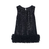 1-8T Kid Girl Sequined Tutu Skirt Mesh Dress