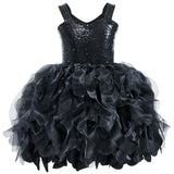3-10T Kid Girl Rainbow Mesh Princess Halloween Ballet Dresses