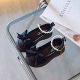 Kid Girl Princess Autumn Soft Western Air Single  Dance Shoes