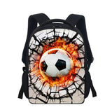 Kid School Bag Creative Football Portable Backpack