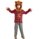 4-16T Kid Boy Girl Halloween Werewolf Animal Suit 2 Pcs Set