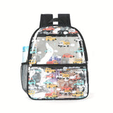 Transparent Backpack Waterproof PVC Student School Bag Transparent Backpack