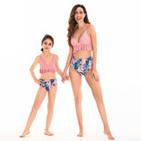 Parent-child Swimsuit Family Wear New Bikini Beach Pants Elastic Waist Swimsuit