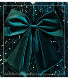 2-6Y Kid Baby Girls Sequined Velvet  Long Sleeve Big Bow Fluffy Princess Dresses