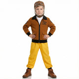 Men's Retro Pilot Costume Set Halloween Cosplay Costume