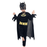 Dress Children Halloween Vampire Black Bat Costume Cosplay Black Cape