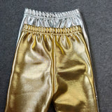 2-10T Kid Boy Girl Velvet Gold Silver Thickened Thermal Trousers Pants