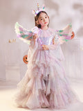 1-12T Halloween Kid Baby Girl Sequined Princess Performance Dresses
