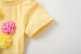 Kid Girls Comfortable Breathable Soft Fashion Cute Cartoon Loose T-shirt