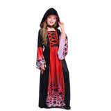 Cosplay Halloween Royal Vampire Costume, Girl Character Witch Dress Up Party