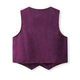1-5Y Kid Baby Boy Wedding Suit Long Sleeve 4 Pcs Set