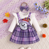 Halloween Children's Clothing New Baby Girl Long-sleeved Romper Embroidered